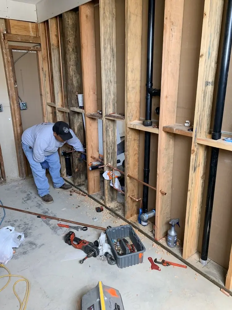 Commercial rough-in plumbing for Water Heater Replacement in Morgan Hill